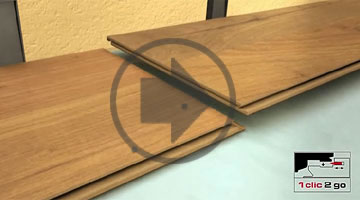 Video posa per laminati ad incastro senza colla twinclic e 1 clic 2 ... Posa del laminato