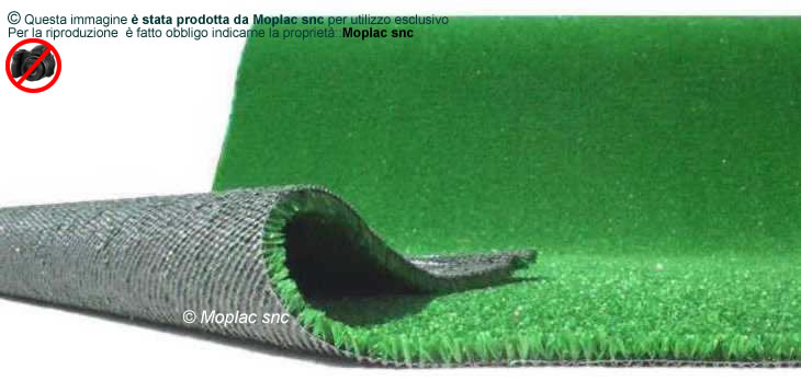 prato sintetico Erba verde rigirata