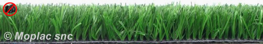 Erba sintetica Green 22 bicolor: sezione